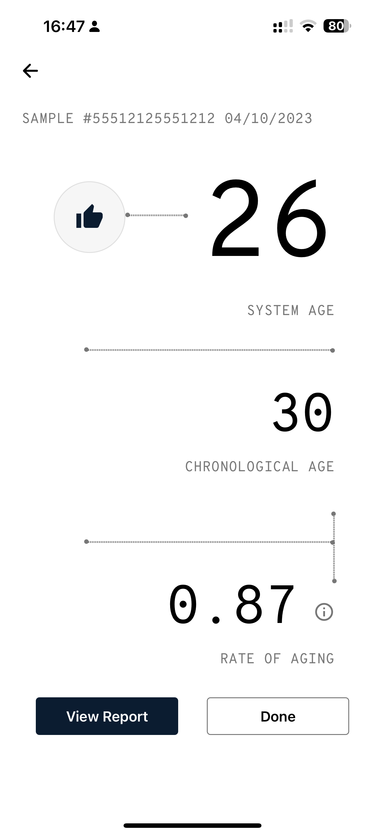 Index Kit: registration (screen 8)